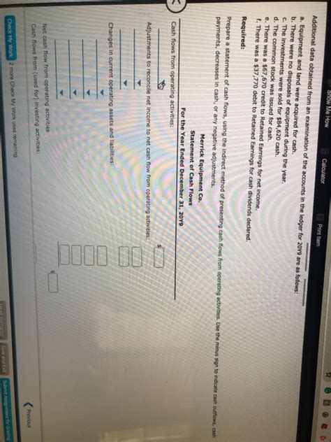 Solved EBook Show Me How Calculator Print Item Statement Of Chegg