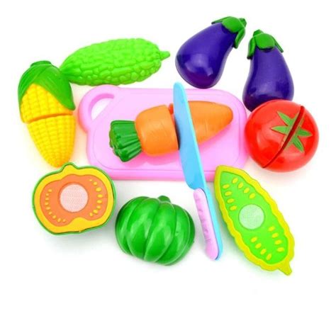 Brinquedo Comidinha Infantil Frutas Legumes Velcro Corte Frete grátis