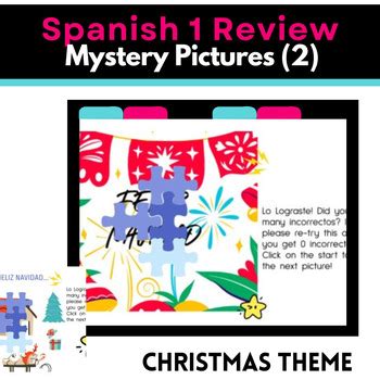 Navidad Survival Spanish Mystery Pictures By Thespanglishmom Tpt