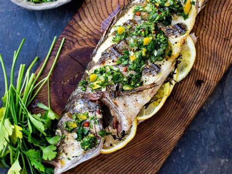 How To Prepare Grilled Branzino With Preserved Lemon Gremolata Coba Grill Hong Kong