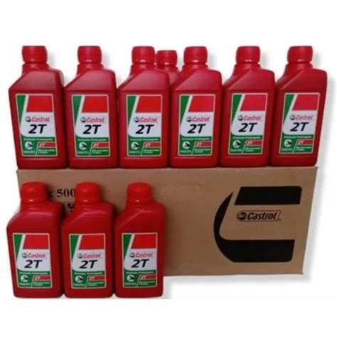 Kit 6 Oleo 2 Tempos Castrol 2T 500ML Shopee Brasil