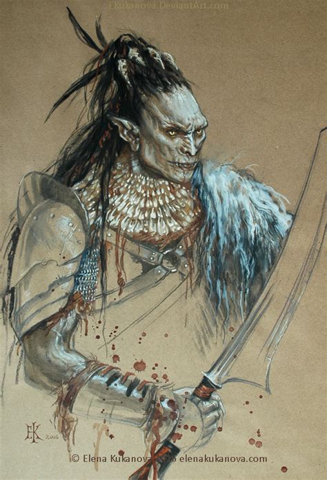 Ork -sketch by EKukanova on DeviantArt
