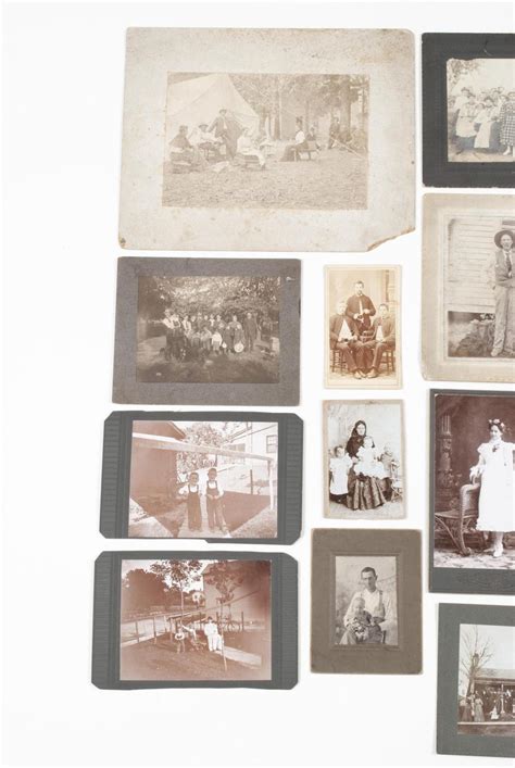 Lot Collection Of Twenty One Vintage Photographs