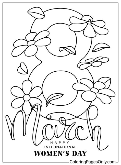 115 Womens Day 2024 Coloring Pages