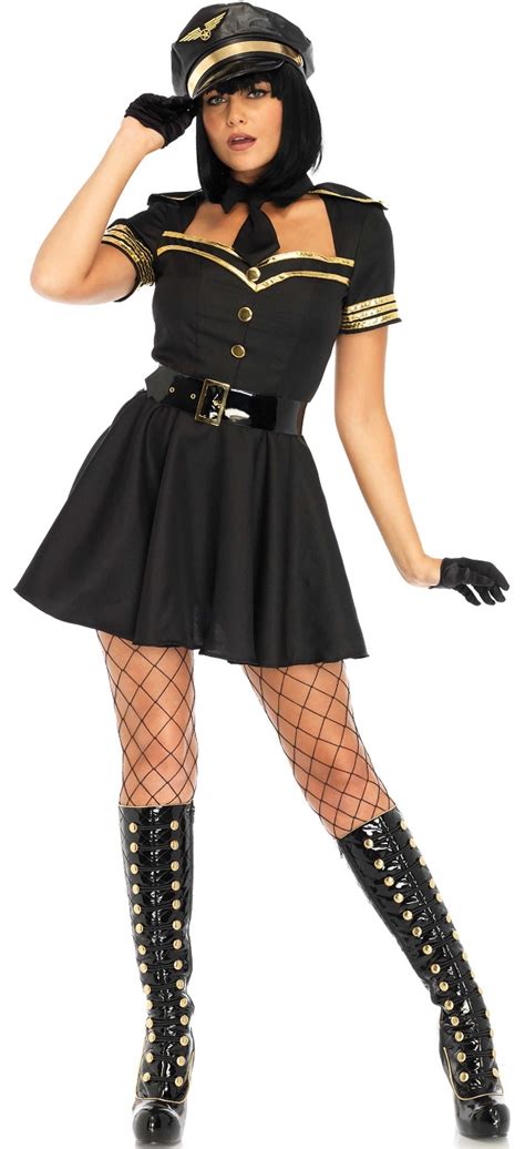 Ladies Flirty Flight Captain Costume