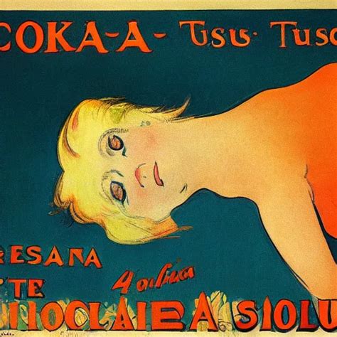 An Advertisement For Coka Cola By Henri Toulouse Stable Diffusion