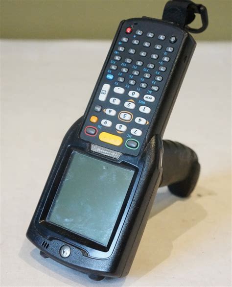 Motorola Mc3190 Gl4h04e0a Mobile Computer Barcode Scanner W Battery Mdg Sales Llc