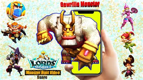 Monster Hunt Gawrilla Level Lord Mobile Games Youtube