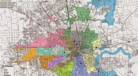 Houston City Council District Map