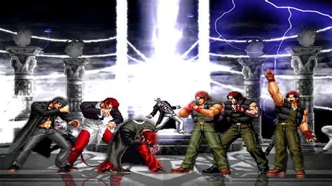 KOF MUGEN Iori Yagami Team VS Ralf Jones Team YouTube