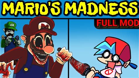 Friday Night Funkin Vs Mario S Madness Full Week Cutscenes Fnf Mod