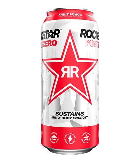 Rockstar Energy Drink Pure Zero Punched