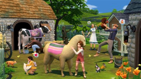 Preview Sims Vida En El Pueblo Gallinas Conejos Y Muuuuuchas Vacas