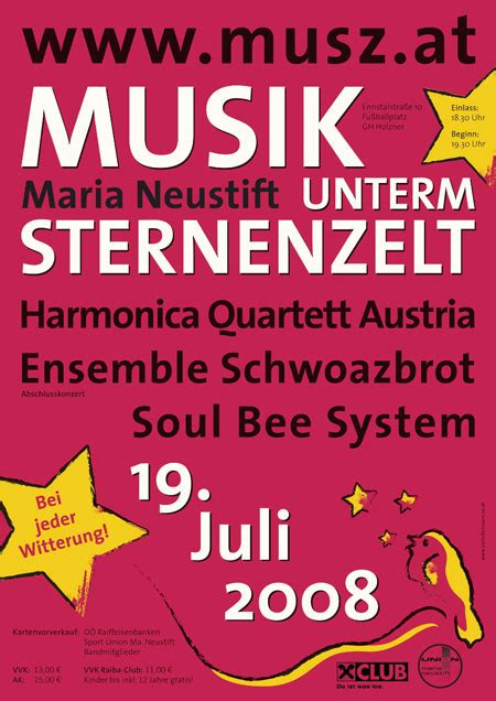 Musik Unterm Sternenzelt In Maria Neustift Websys Media