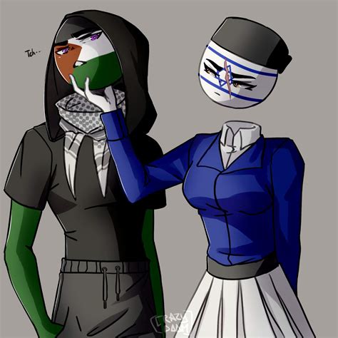 Israeli Palestinian •countryhumans Amino• Eng Amino