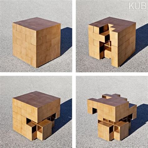 Rubik's Cube-Like Puzzle Table