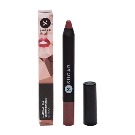 Sugar Matte As Hell Crayon Lipstick 07 Viola Mauve Nude