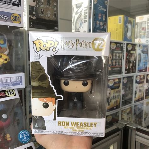 Exclusive Funko Pop Official Harry Potter Ron Weasley With Sorting Hat