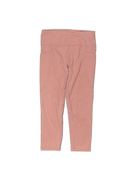 Athleta Solid Pink Active Pants Size 14 51 Off Thredup