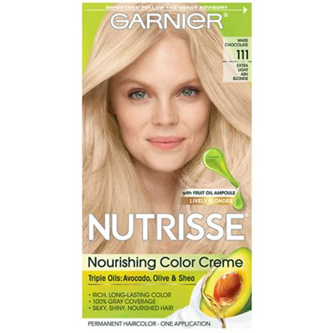 Garnier Nutrisse Haircolor, 111 Extra-Light Ash Blonde (Pack of 6 ...