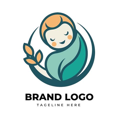 Premium Vector Adorable Baby Logo Template For Branding