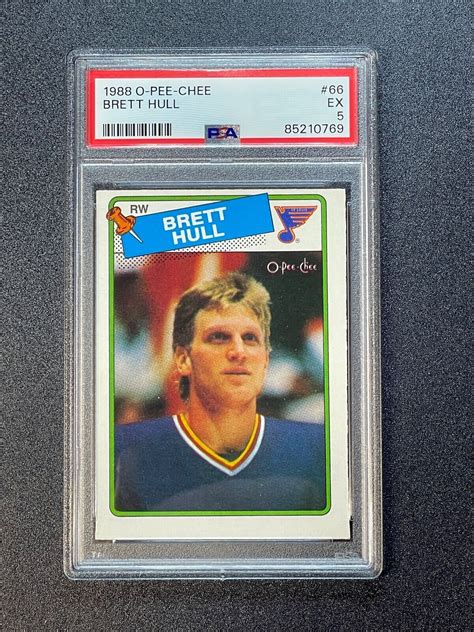 1988 OPC Brett Hull Rookie Card PSA 5 Excellent EBay