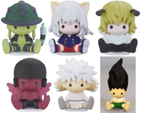 駿河屋 全6種セット 「petadoll Hunter×hunter キメラアント編」（トレーディングフィギュア）