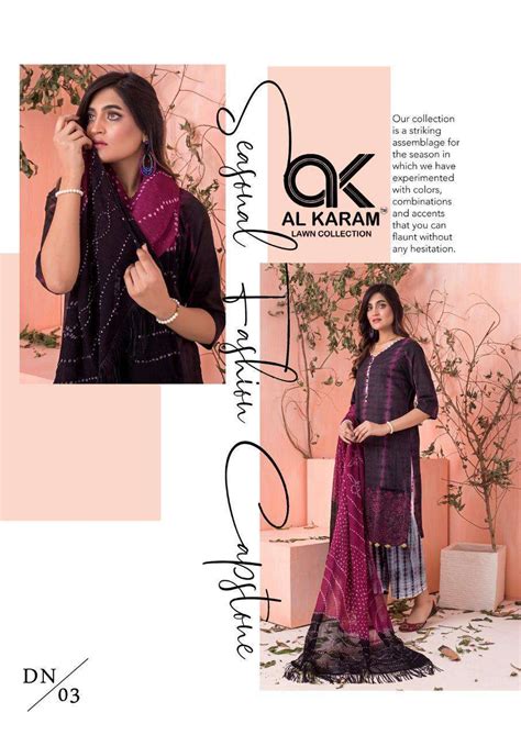 Al Karam Daman Chikankari Work With Bandhani Dupatta Suits Collection