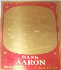 Hank Aaron Prices Topps Embossed Baseball Cards