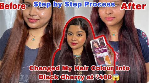 Tried Loreal Casting Creme Gloss Hair Colour In Black Cherry How To Do Cherry Burgundy Hair