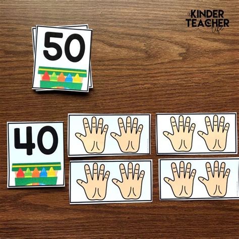 Counting To 100 Kindergarten Math Math Center Activities Easy Math