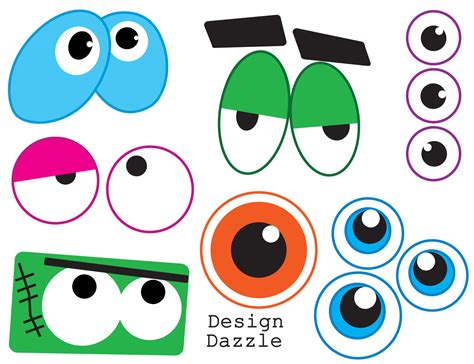 Googly Eyes Free Printable Eyes Template - Kristins Traum