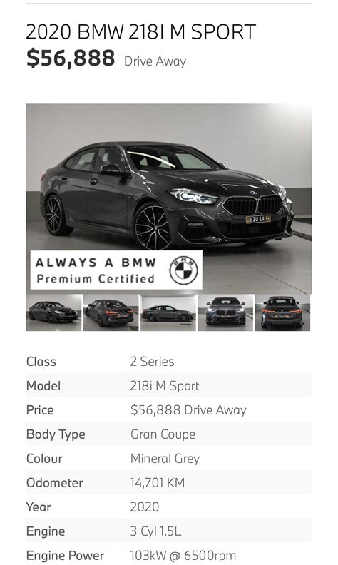 2020 218i M Sport as a daily driver - price converted is ~39k USD. Recommended? : r/BMW