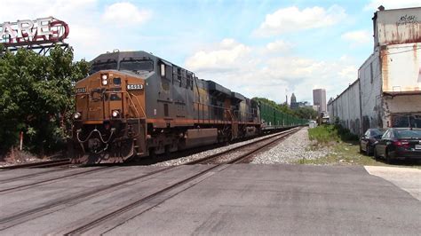 K Csx Pair Of Dc Gevos Lead M West At Bush St Baltimore Md On The