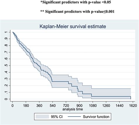 Overall Kaplan Meier Survival Curve With Confidence Interval