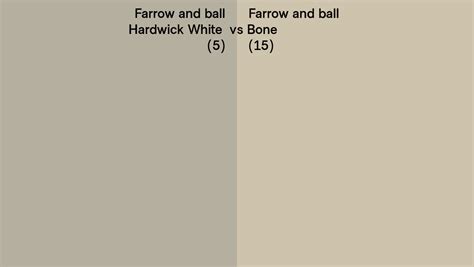 Farrow And Ball Hardwick White Vs Bone Side By Side Comparison