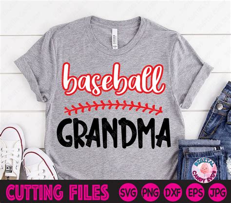 Baseball Grandma Svg Baseball Svg Baseball Grandma Shirt Etsy