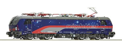 Roco Locomotiva Elettrica Gruppo Nightjet Obb Ep Vi