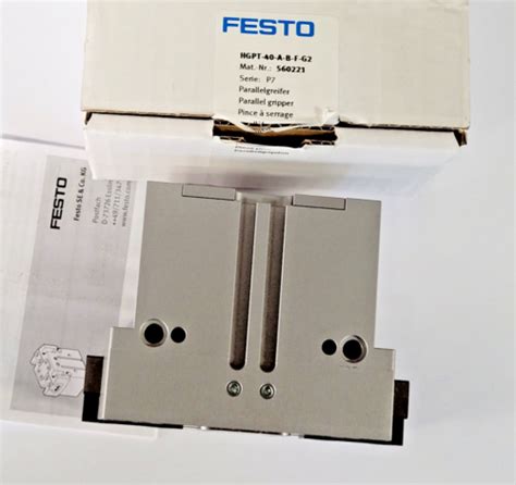 Festo Hgpt 40 A B F G2 560221 Parallel Gripper New Boxed Worldwide Shipping Ebay