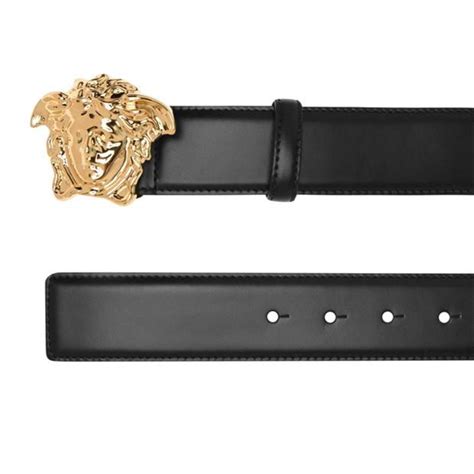 Versace Palazzo Belt Unisex Blackgld 1b00v Flannels