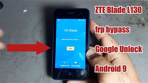 ZTE Blade L130 Frp Remove Google Unlock ZteL130 9 Pie Bypass Google