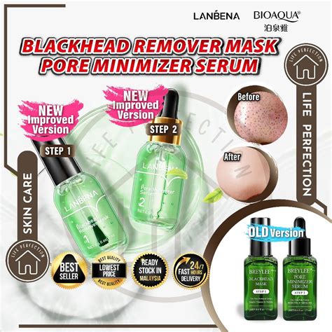 Blackhead Remover BREYLEE 3 In 1 Blackhead Removing Mask Shrink Pore