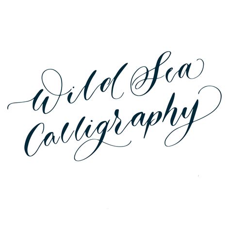 Wild Sea Calligraphy Storefront Notonthehighstreet