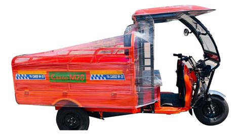 Trishika Cargo M Orange E Rickshaw Loader At Rs E Rickshaw