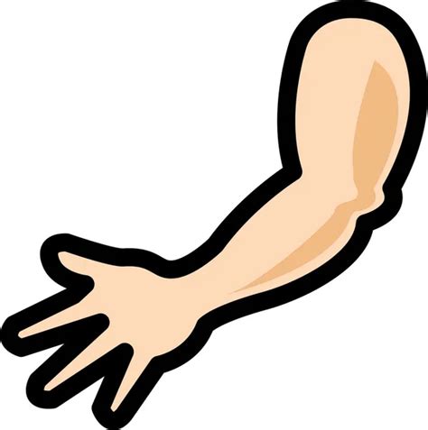 Brazo De Dibujos Animados Imágenes Vectoriales Gráfico Vectorial De