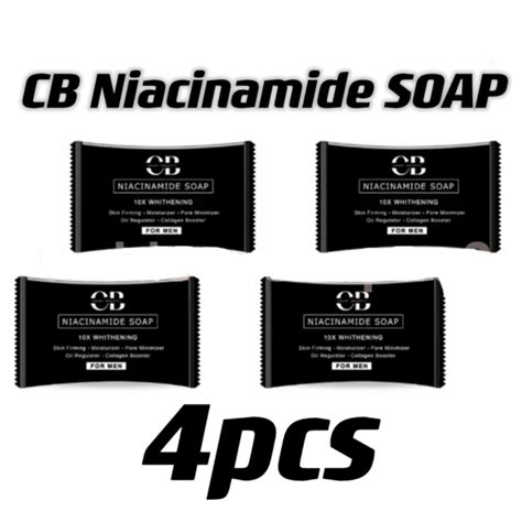 5pcs4pcs3pcs Fda Approved Cb Niacinamide Soap For Men And Women 10x