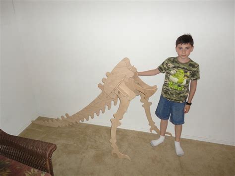 Build A 6 0 Tall Wooden T Rex Model 7 Steps With Pictures Instructables