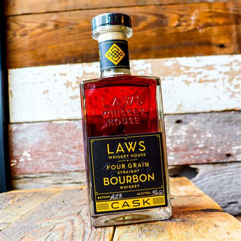 Laws Cask Strength Four Grain Bourbon Whiskey 750ml