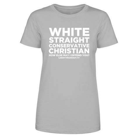 White Straight Conservative Christian Womens Apparel Liberty Hangout