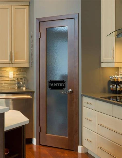 Creative And Pretty Door Ideas For Your Pantry Glass Pantry Door